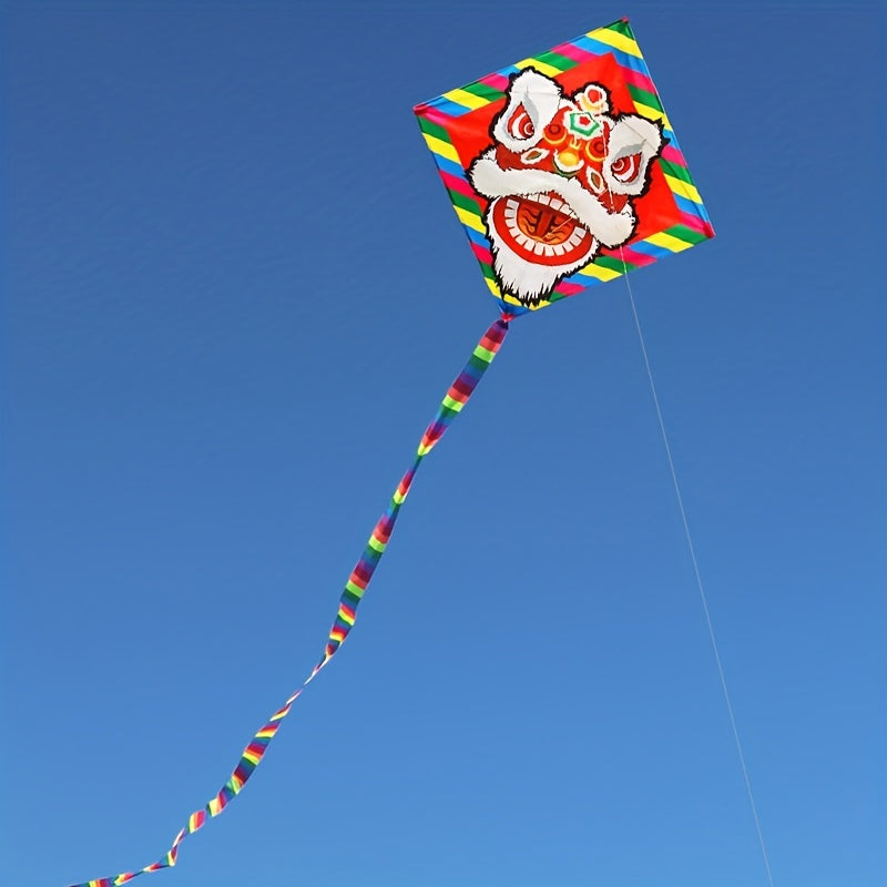 Chinese Lion Kite with 10m Tail