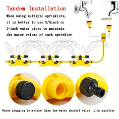 360 Rotating Lawn Sprinkler for Large Garden Area