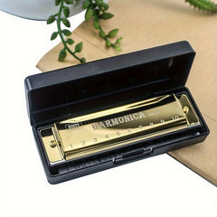 10 Holes Harmonica Mouth Organ Puzzle Musical Instrument Beginner