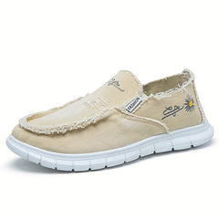 Men's Slip On Canvas Shoes Lightweight Casual Flats