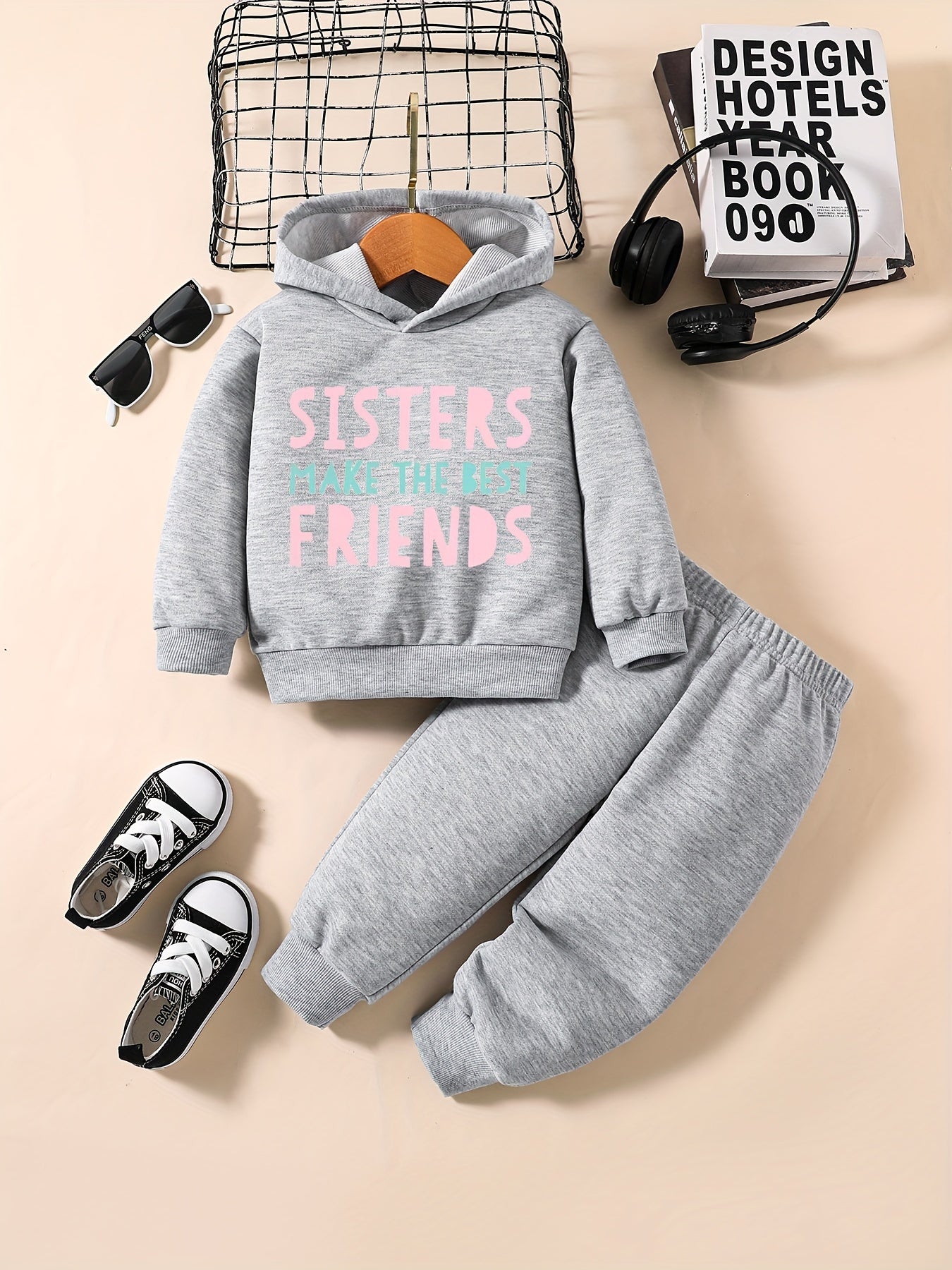 Toddler Baby Trousers Sweatshirt Set THE FRIENDS Print Outfit