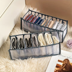 Drawer Style Mesh Underwear Storage Box Divider Set