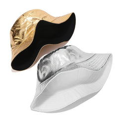 Reversible Punk Basin Hat Outdoor Casual Fisherman Cap