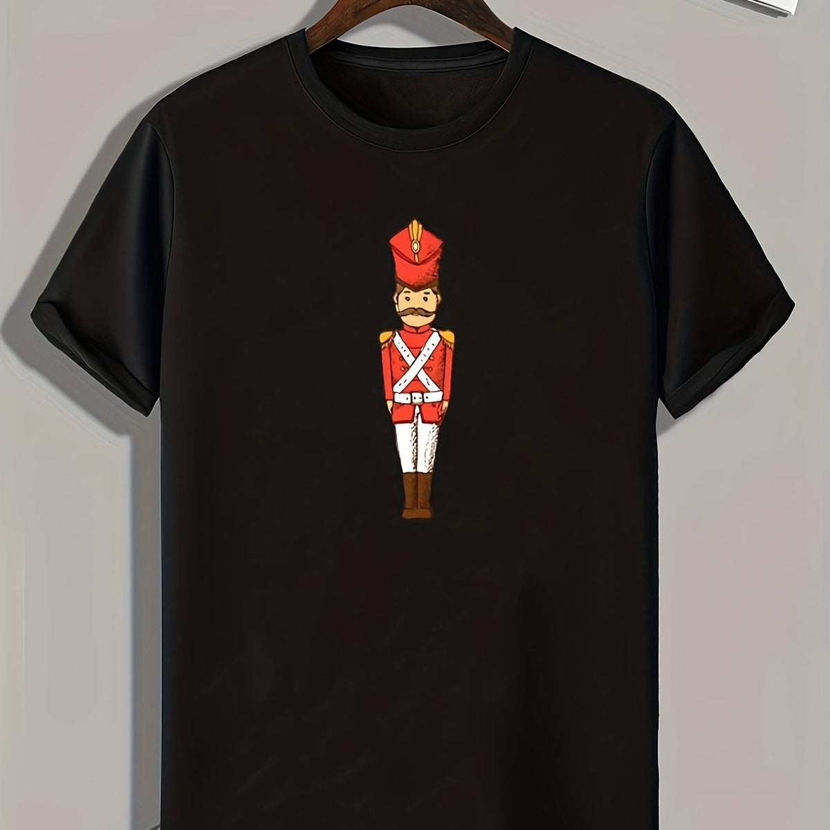 Guard Print Men's Tee Casual Summer T-shirt