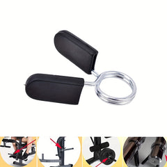 Barbell Clamps Spring Barbell Lock Dumbbell Bar Clip 2pcs