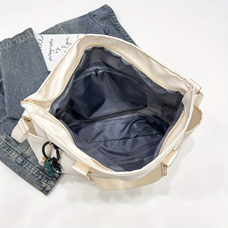 Large Capacity Tote Storage Bag Casual Shoulder Bag All Match Minimalist Bag