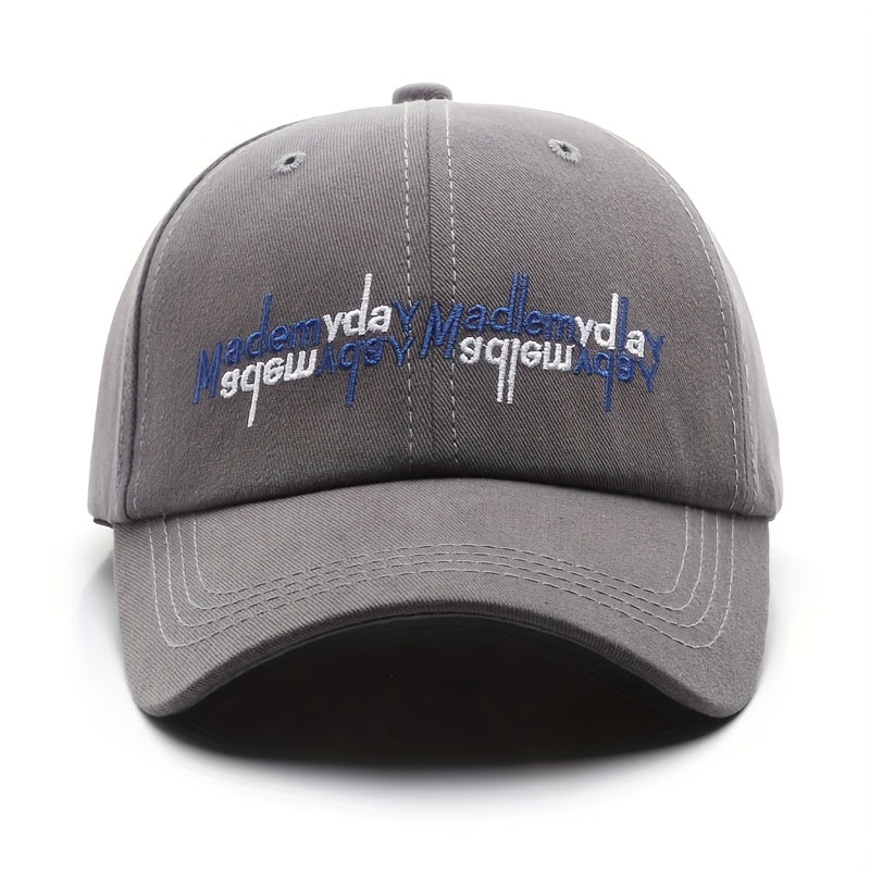 Letter Embroidery Unisex Baseball Cap Solid Dad Hats Sports