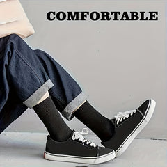 3 Pairs Crew Socks Solid Color All Sports Men Women