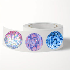 500pcs Disco Ball Roll Stickers Colorful Vinyl Decals