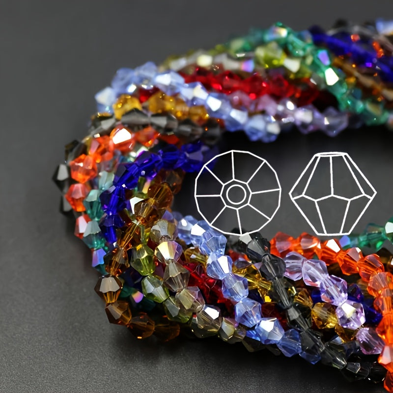 50pcs 6mm Crystal Beads Czech Glass Charms for Jewelry Making