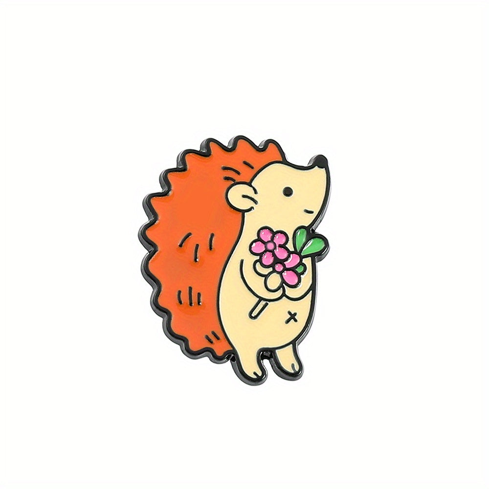 Animal Concert Hedgehog Brooch Metal Sense Costume Bag Accessories
