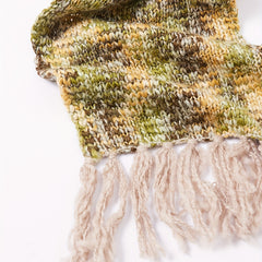 Casual Tassel Knitted Scarf for Women