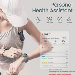 Micro Bear Women's Smartwatch with Wireless Calling & Menstrual Cycle Tracker