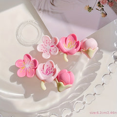 Pink Small Hairpin Girls Hairpin Bangs Clip Side Clip Duck Billed Clip