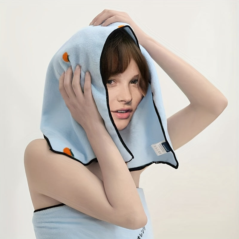 Printed Hand Towel Coral Fleece Soft Absorbent Towel