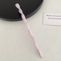 Marble Pattern Hairpin Headdress Vintage Hair Accessories