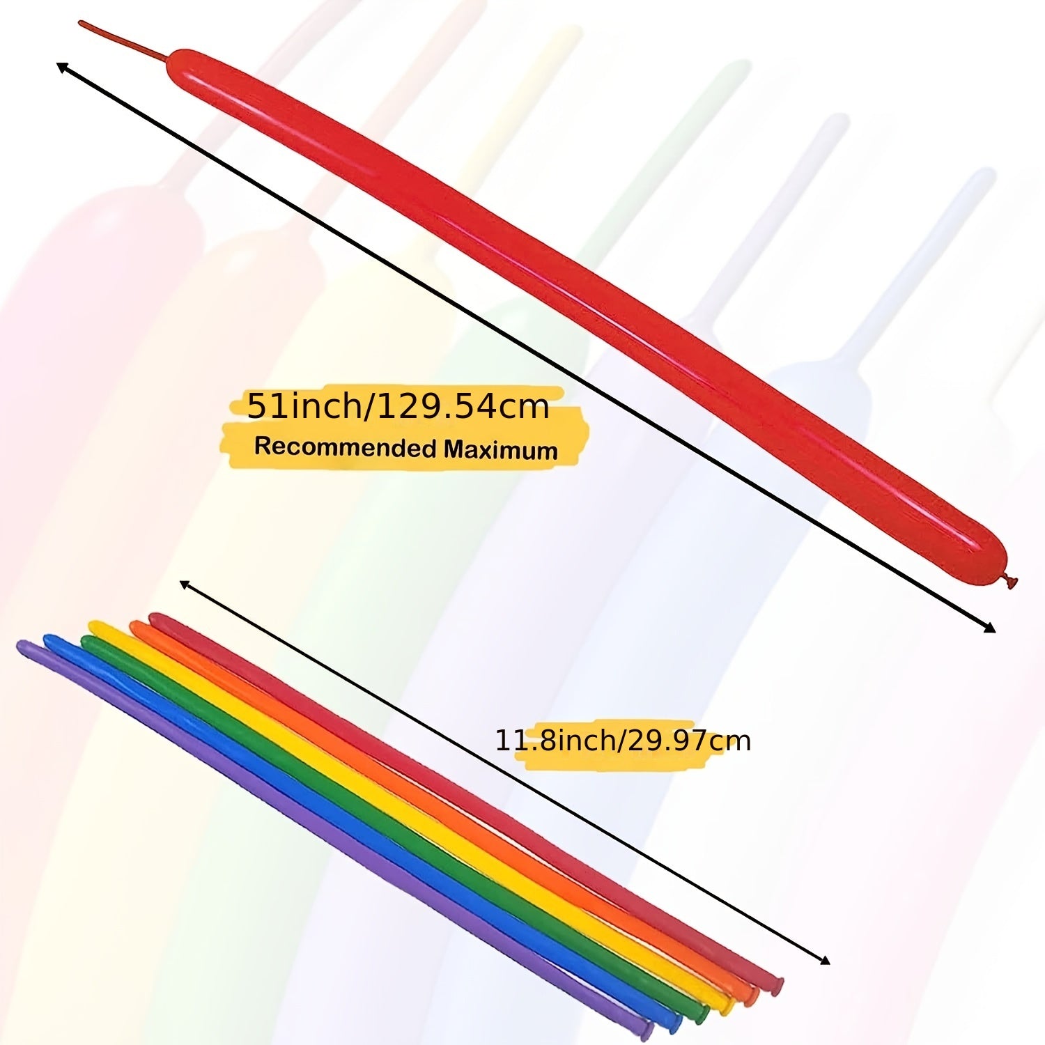 Rainbow Balloons Garland Kit 24pcs and 80pcs Latex Balloons with Pump