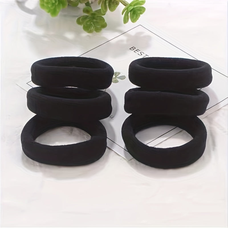 50pcs Solid Rubber Band Hair Rope Ponytail Hair Tie Hair Accessories
