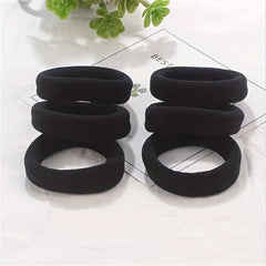 50pcs Solid Rubber Band Hair Rope Ponytail Hair Tie Hair Accessories