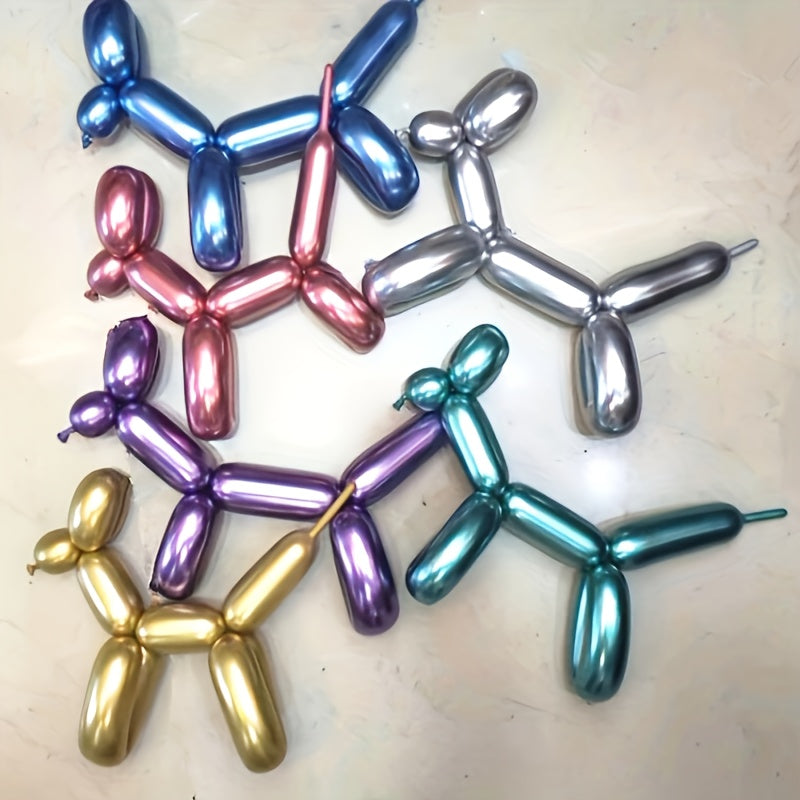 100pcs Metallic Magic Balloons Birthday Party Decor Supplies