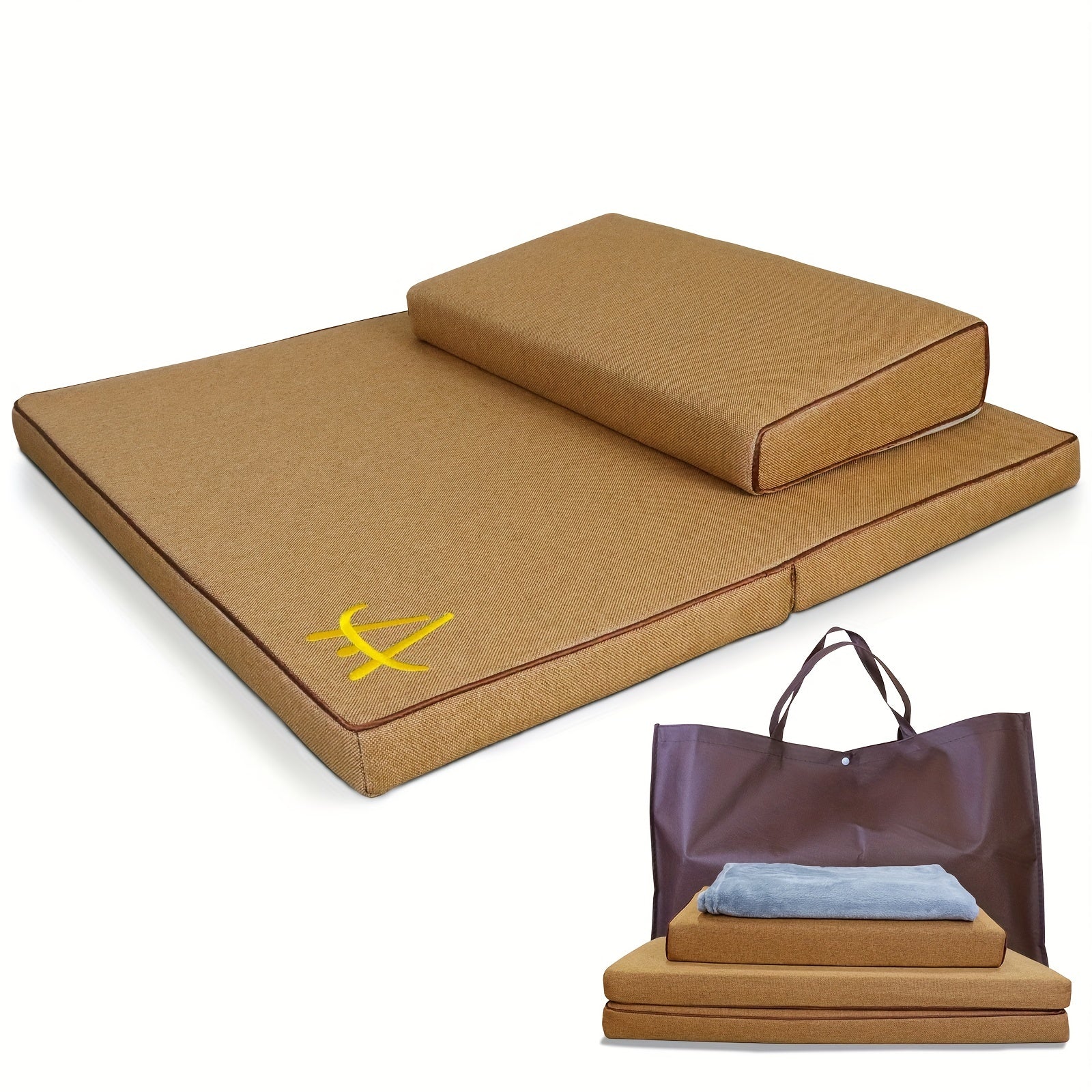 Embroidered Yoga Meditation Cushion Pillow Set
