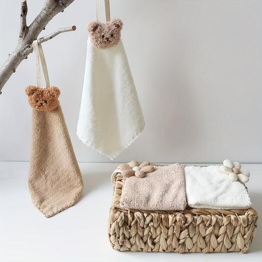 Creative Hanging Hand Towel Absorbent Deodorant Quick Drying Square Towel