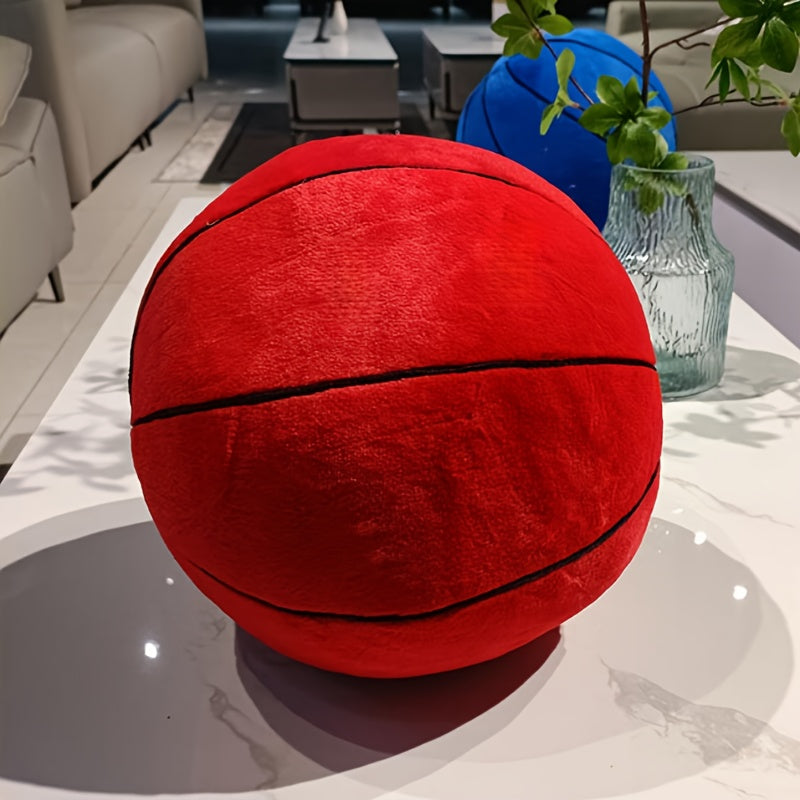 Smiling Face Basketball Plush Toy Soft Stuffed Animal