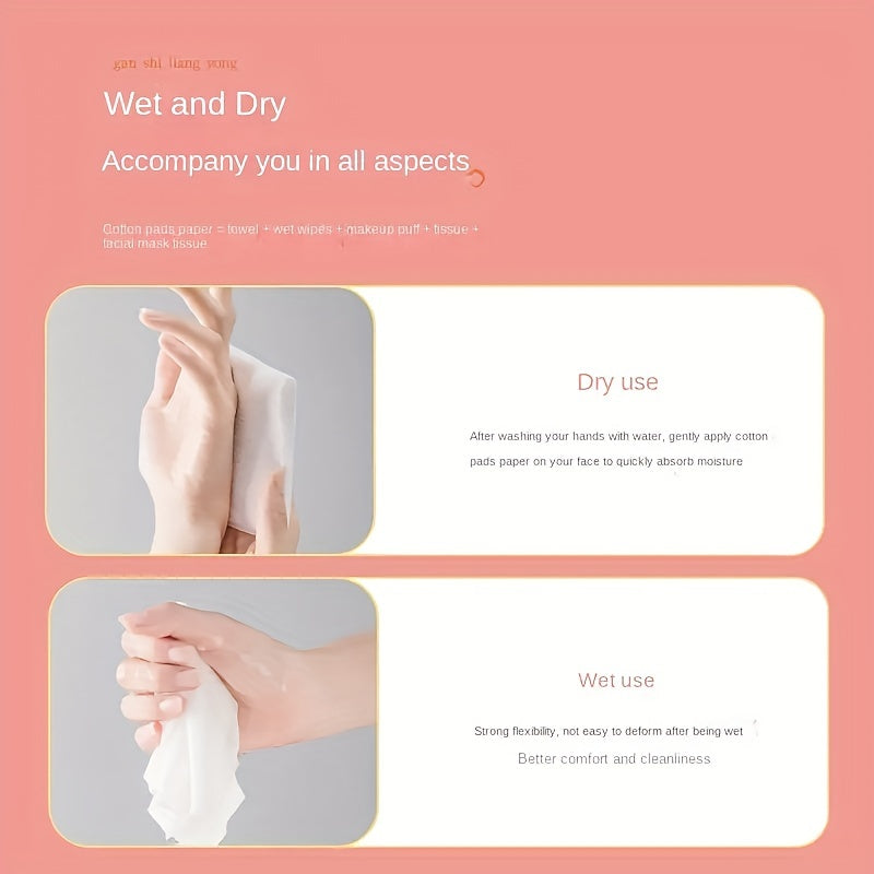 Disposable Face Wash Towel Dry/Wet Dual-Use Soft Towel