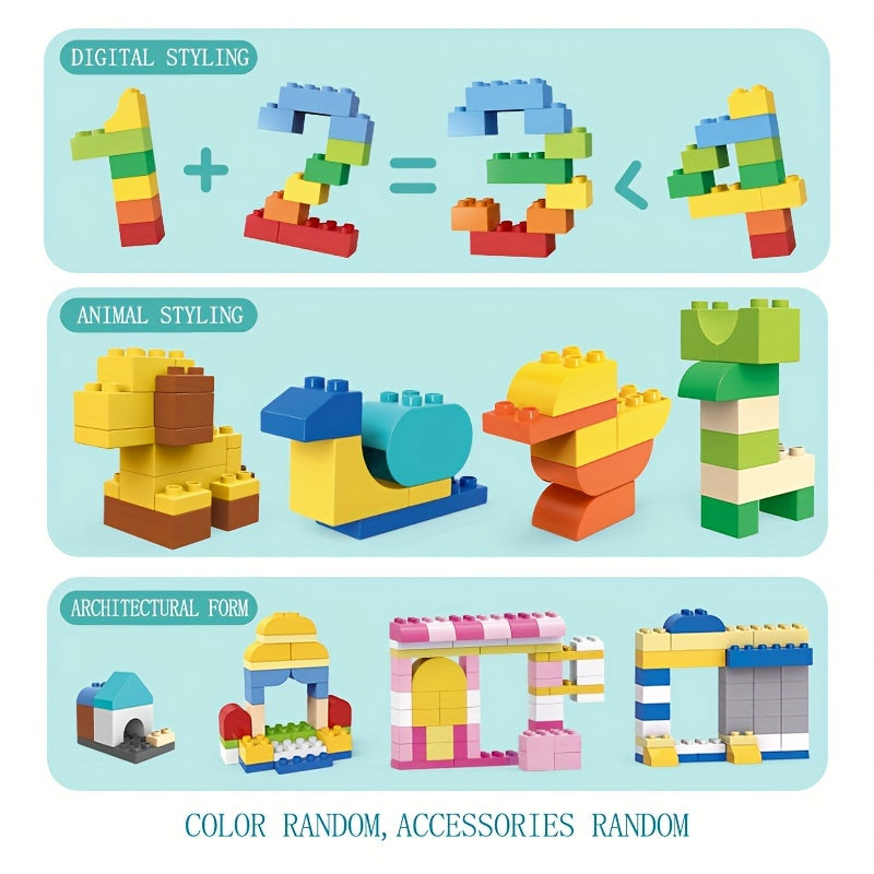 1500g Large Building Blocks for Kids, Model for Boys and Girls