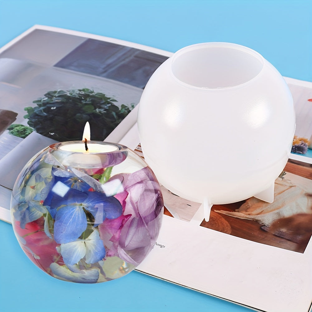 Silicone Mold Tealight Candle Holder DIY Crafts Jewelry Box Candy Box
