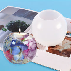 Silicone Mold Tealight Candle Holder DIY Crafts Jewelry Box Candy Box