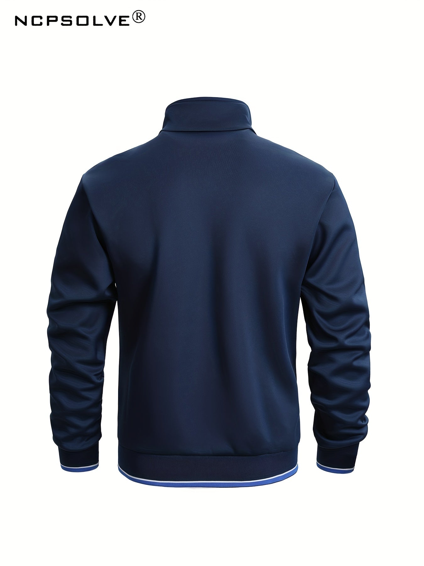 Men's Striped Sports Suit with Jacket & Stretch Pants