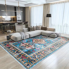 Retro Persian Cashmere Living Room Carpet Sofa Coffee Table Mat