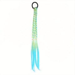 Colorful Wig Braids Ponytail Hair Extension Hair Tie Hair Bands