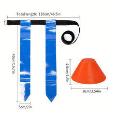 15pcs American Football Waist Flag Set for Competition and Training