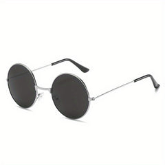 Men's Round Frame UV Protection Sunglasses for Beach