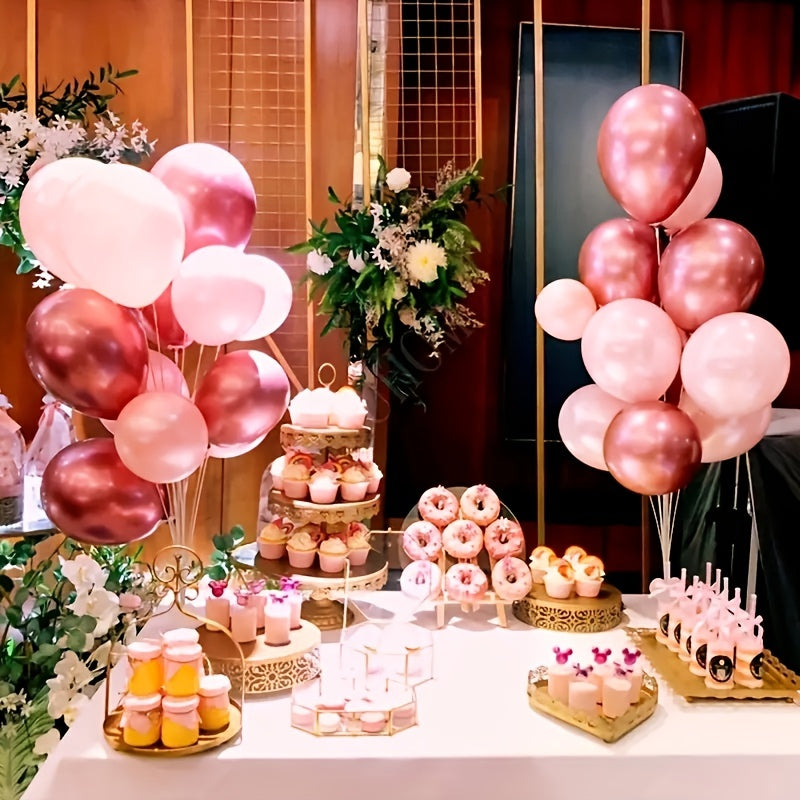 19pcs Tube Balloon Standing Set Balloons Stand Holder for Birthday Party