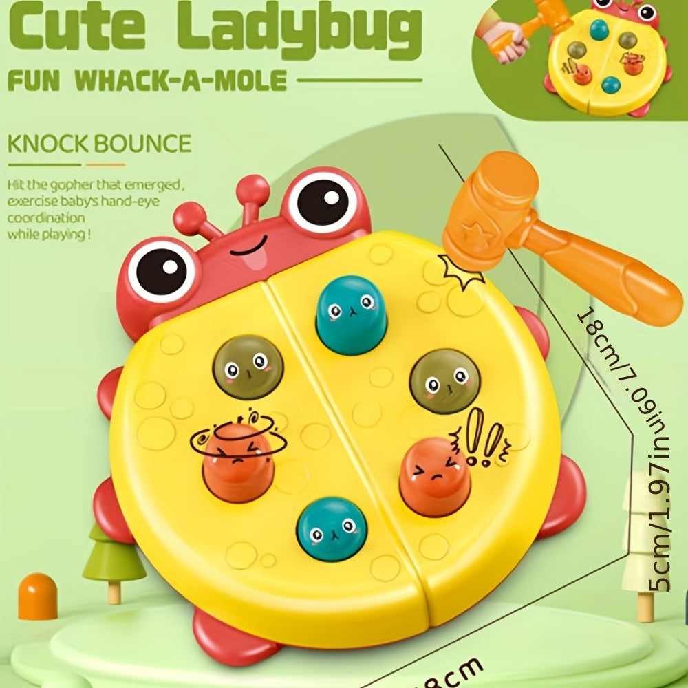 Montessori Baby Toys Toddler Board Game Animal Theme Knocking Game