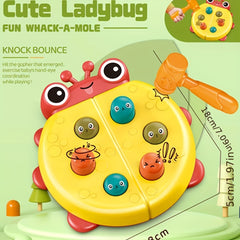 Montessori Baby Toys Toddler Board Game Animal Theme Knocking Game
