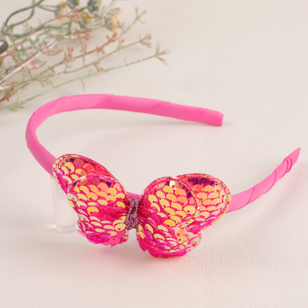 Sequin Butterfly Hairband for Kids