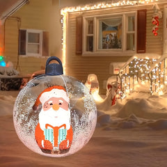 1pc Inflatable Christmas Ball with LED Lights and Remote Control