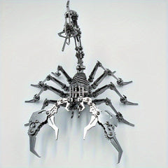 MOKR Scorpion King 3D Metal Jigsaw Puzzle DIY Educational Toy Animal Silver
