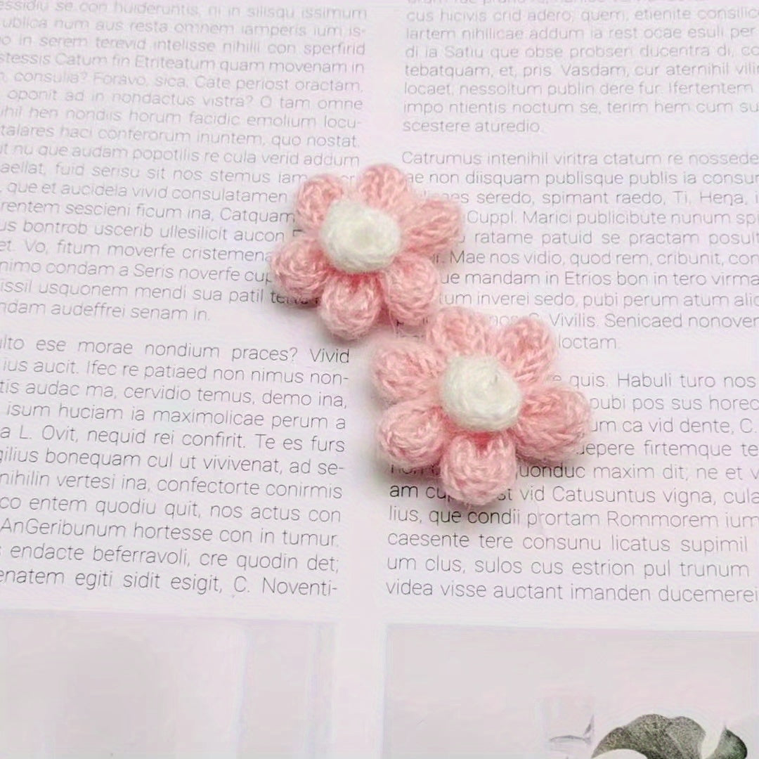 2PCS Colorful Flower Hair Clip for Girls