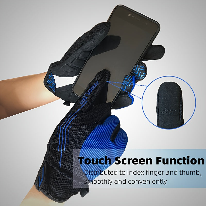 Men's Outdoor Non-slip Touch Screen Gloves for Running Cycling Driving