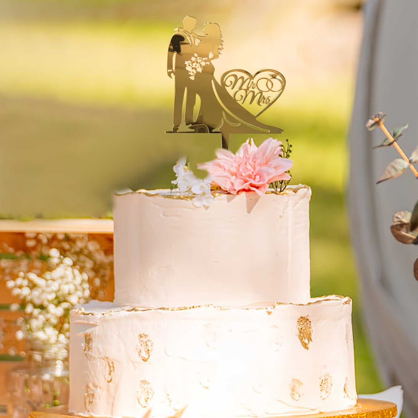 Personalized Cake Topper for Wedding Birthday Party