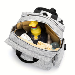 4pcs Embroidered Mommy Bag Set with Stroller Hook
