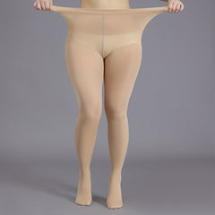  Plain Nylon High Rise Stretchy Stockings