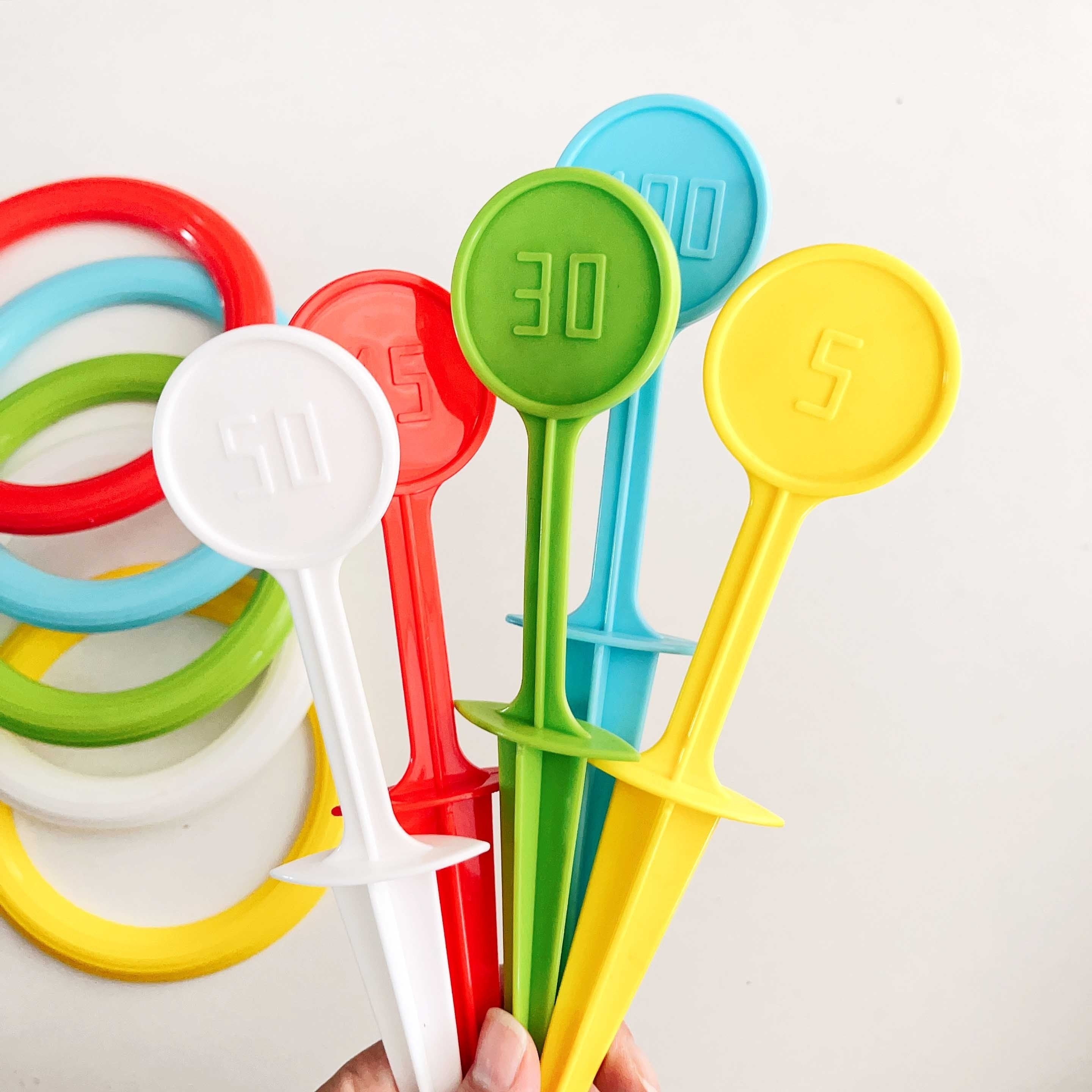 Rainbow Stacking Music Toy Set - Children's Beach Game Equipment
