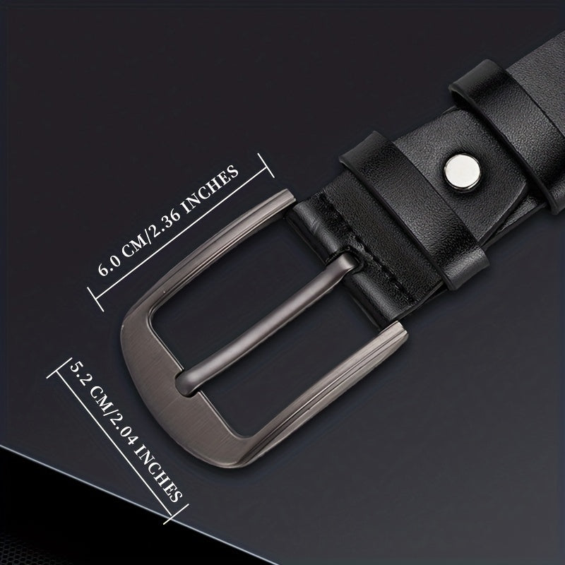 Men's Casual PU Leather Belt for Daily Use