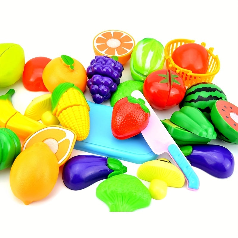 Fruit Cutting Chopping Toy Set for Kids